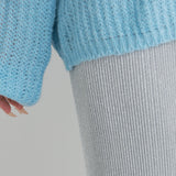 ふわふわゆるニットトップス