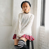 ふわふわゆるニットトップス