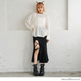 ふわふわゆるニットトップス