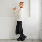 ふわふわゆるニットトップス