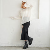 ふわふわゆるニットトップス