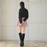 フリルスタンドカラーブラウス