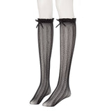 【新春セール】【メール便】クラシカルレースハイソックス