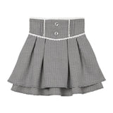 パールビジューフレアスカート