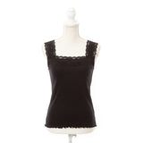 【メール便】肩レースリブキャミソール