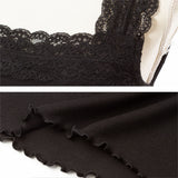 【メール便】肩レースリブキャミソール