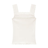 【メール便】肩レースリブキャミソール