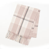 ガーリーチェックストール