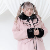 レースフリルビジュープリンセスリボンコート