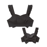 バックリボンフリルビスチェ