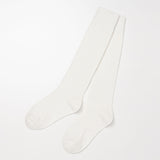 【メール便】シンプルリブハイソックス