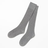 【メール便】シンプルリブハイソックス