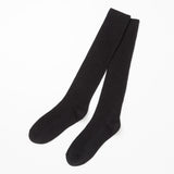 【メール便】シンプルリブハイソックス