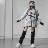 スカル×星×イナズマダメージオーバーニット