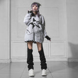 スカル×星×イナズマダメージオーバーニット