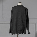 スカル×星×イナズマダメージオーバーニット