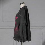 スカル×星×イナズマダメージオーバーニット