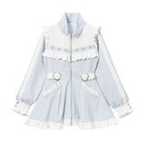 フリルたっぷりメイドジャージワンピース