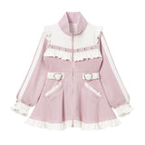 フリルたっぷりメイドジャージワンピース