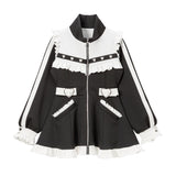 フリルたっぷりメイドジャージワンピース