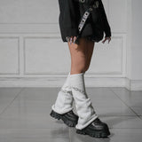 チェーン柄レッグウォーマールーズソックス