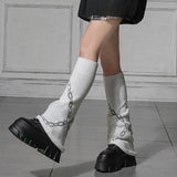 チェーン柄レッグウォーマールーズソックス