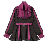 十字架刺繍フリルシスタージャージワンピース