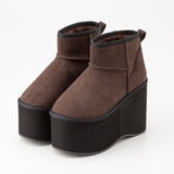 【新春セール】超厚底ショートムートンブーツ