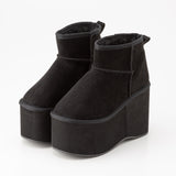 【新春セール】超厚底ショートムートンブーツ