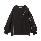 メニージップスウェット