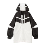 小悪魔ジャージデザインロングパーカー