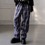 チェック柄ゆる地雷パンツ