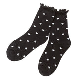 【新春セール】【メール便】ハートドットショートソックス