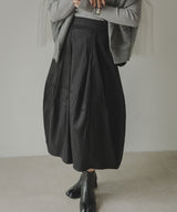 シャンタンコクーンスカート