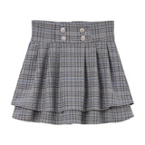 【新春セール】ビジューボタンティアードスカート