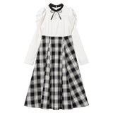 デコルテオープンクラシカルワンピ