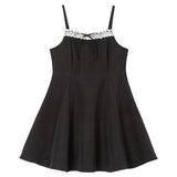 レースフリルリボンフレアジャンスカ