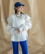 ビスチェセットパフスリーブシャツ