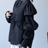 ビスチェセットパフスリーブシャツ