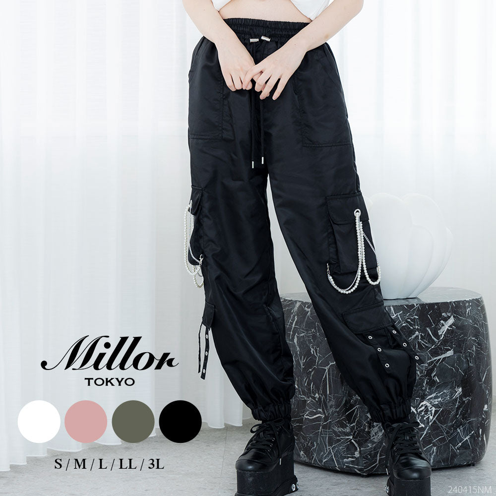 10/5限定値下！新品　please別注[chimalá] カーゴパンツ 2025年新商品 KURODARUMA ハイブリッドニッカカーゴパンツ DG133