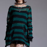 サブジラ系定番ボーダーニット