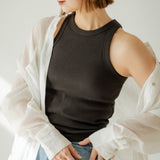 カップ付きアメスリタンクトップ