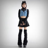 ロングスリーブ指穴タートルリブカットソートップス