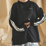 【新春セール】【メール便】スリーブラインナイロンロンT