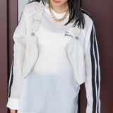 【新春セール】【メール便】スリーブラインナイロンロンT