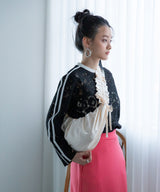 【メール便】フリルサテンショルダーバッグ