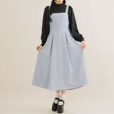 ウエストリボンシンプルジャンスカワンピ