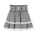 ハイウエストフリルティアードフリルスカート