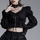 ウエストシェイプストライプ柄トップス【大きいサイズ有】