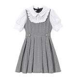 【新春セール】ペンタゴンフリルスクールワンピース